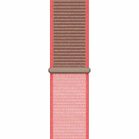 Ремешок Nylon loop для Apple Watch 38/40/41mm Neon pink